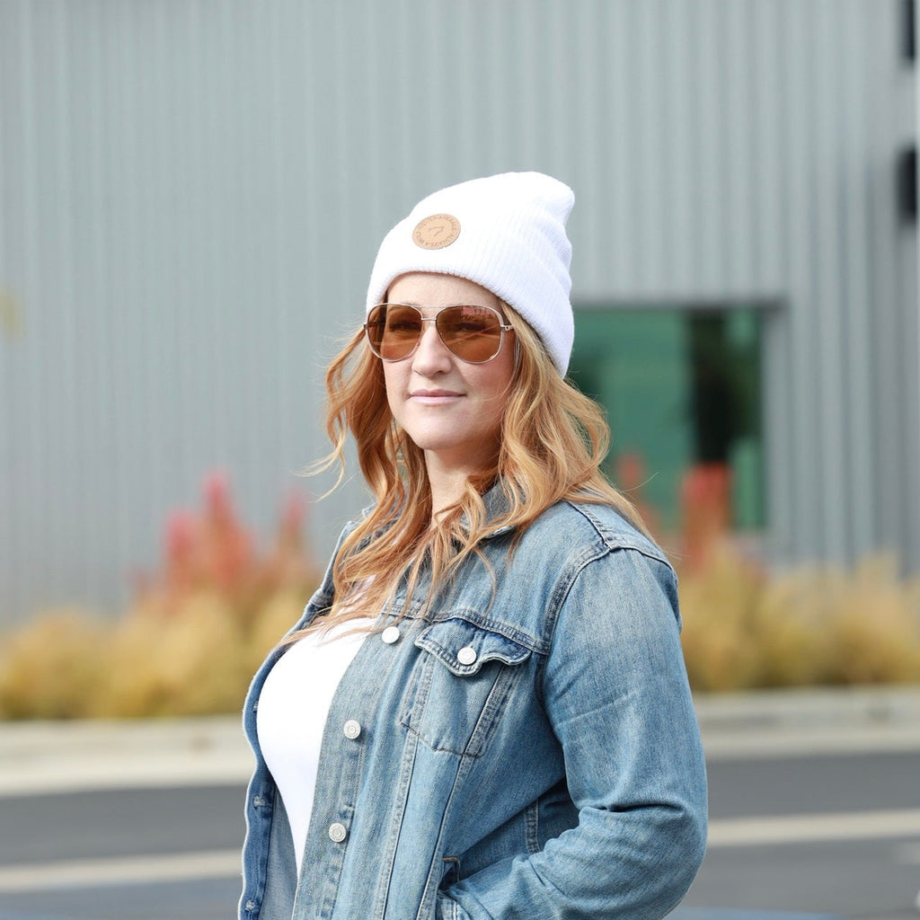 Arctic White Beanie