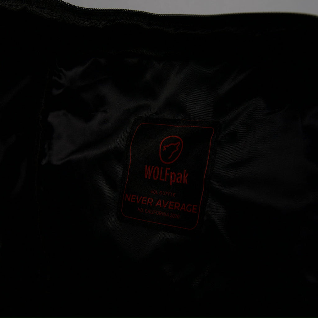40L Ultimate Duffle Bag Black Lightning Immortal Red (SALE)