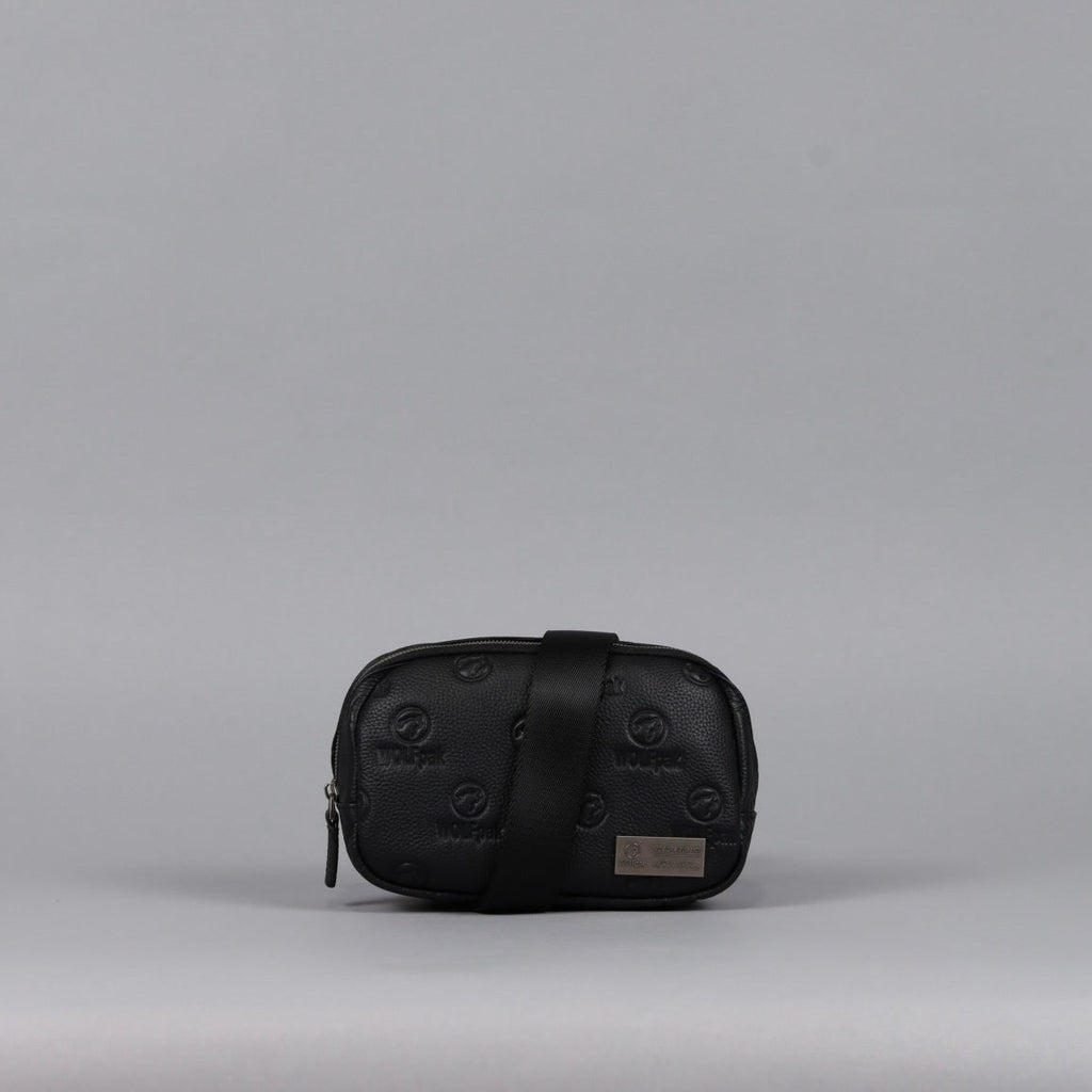 Crossbody Pack Black Luxury Leather