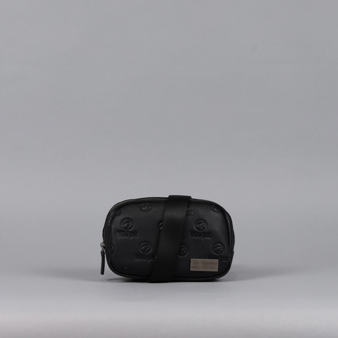 Crossbody Pack Black Luxury Leather