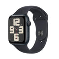Apple Watch SE (GPS, 44mm) - Space Grey Aluminium Case with Midnight Sport Band - Regular - MKQ63LL/A