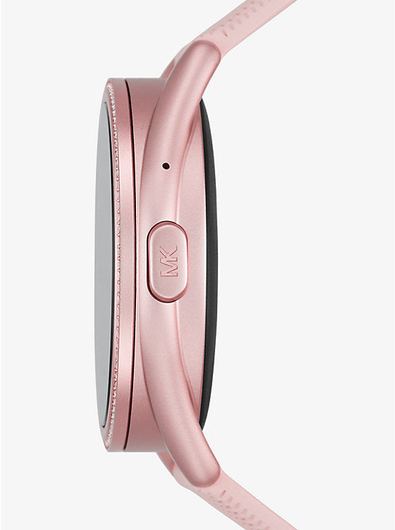 Michael Kors Gen 5E MKGO 43mm Pink-Tone Smartwatch with Pink Silicone Strap ƒ?? MKT5116V