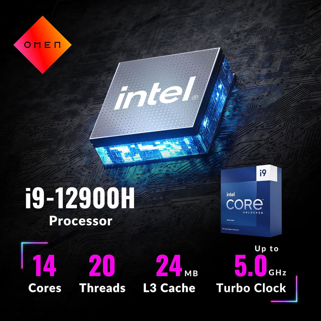 HP OMEN ƒ??ƒ??16.1ƒ??in QHD - Intel Coreƒ??i9ƒ??12900H - 16ƒ??GB DDR5 - NVIDIA GeForceƒ??RTXƒ??3060 - 1ƒ??TB SSD - Shadow Black