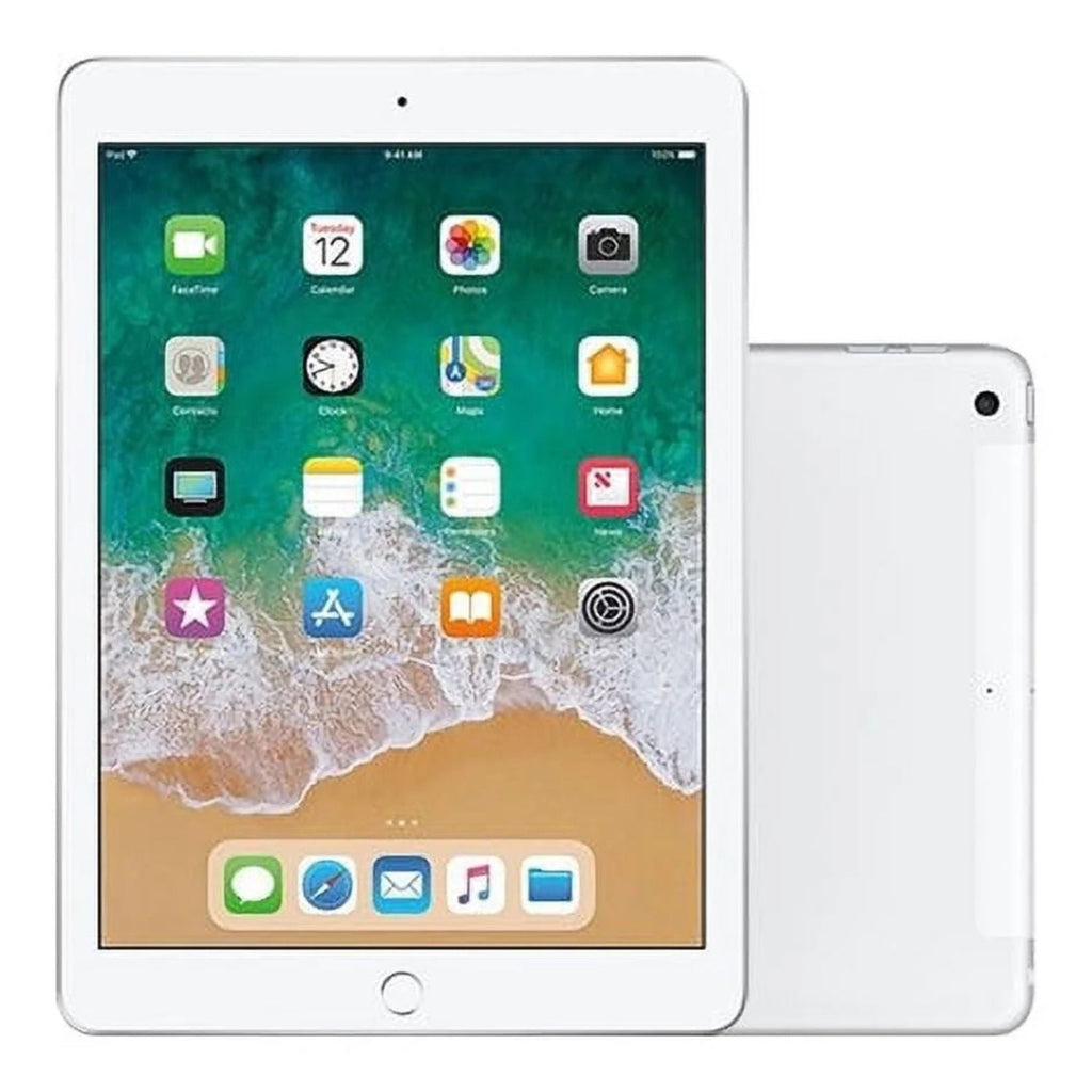 Apple iPad 9.7"(6th Gen, 2018) Wiƒ??Fi + Cellular ƒ?? 32ƒ??GB ƒ?? Silver ƒ?? MR6P2LL/A