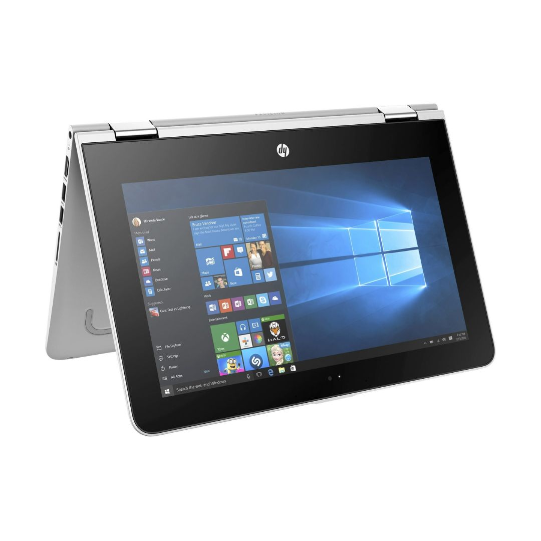 HP Pavilion x360 ƒ?? 11.6ƒ?? WXGA 2-in-1 Touch ƒ?? Pentium N3710 ƒ?? 4GB RAM ƒ?? 500GB HDD ƒ?? Natural Silver ƒ?? m1-u001dx