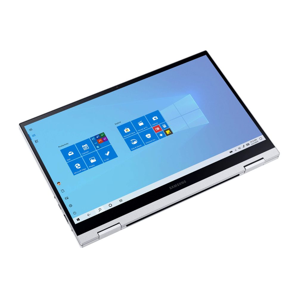 Samsung Galaxy Book Flex Alpha ƒ?? 2-in-1 13.3" QLED Touch ƒ?? i5-10210U ƒ?? 8GB RAM ƒ?? 256GB SSD ƒ?? Royal Silver ƒ?? NP730QCJ-K01US