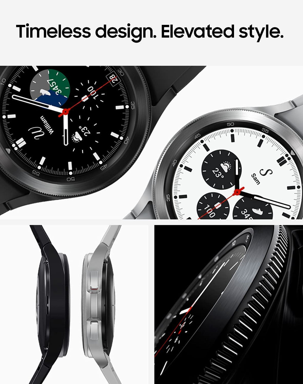 Samsung Galaxy Watch4 Classic 46mm 4G LTE Stainless Steel - Black - SM-R895UZKAXAA