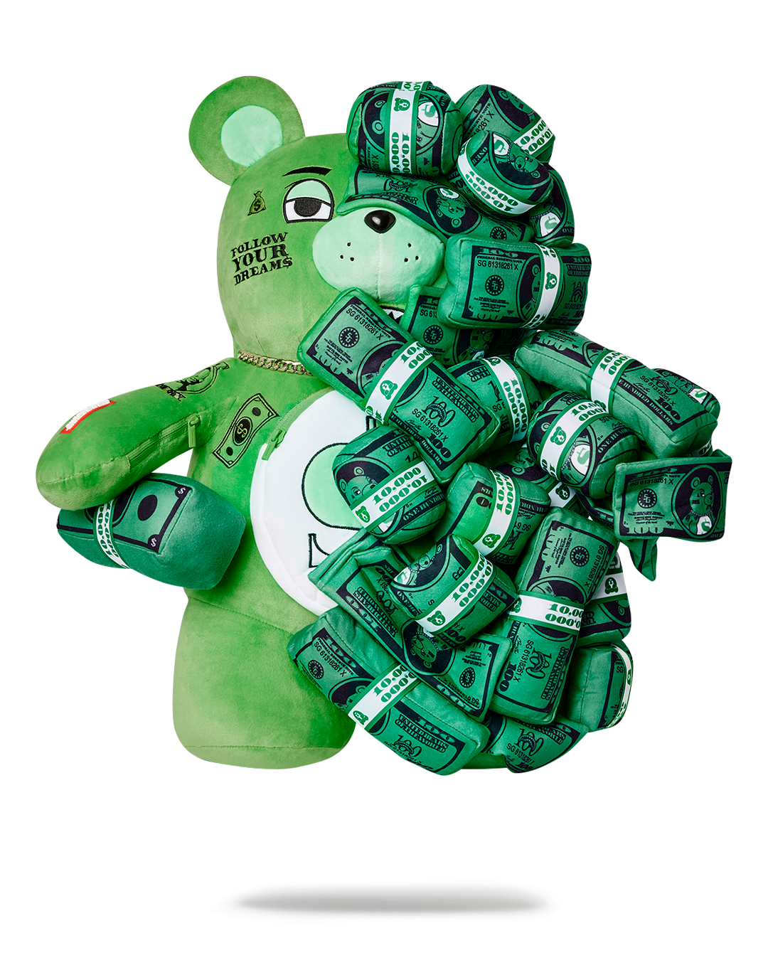 MONEYBEAR ZILLIONS TEDDYBEAR BACKPACK