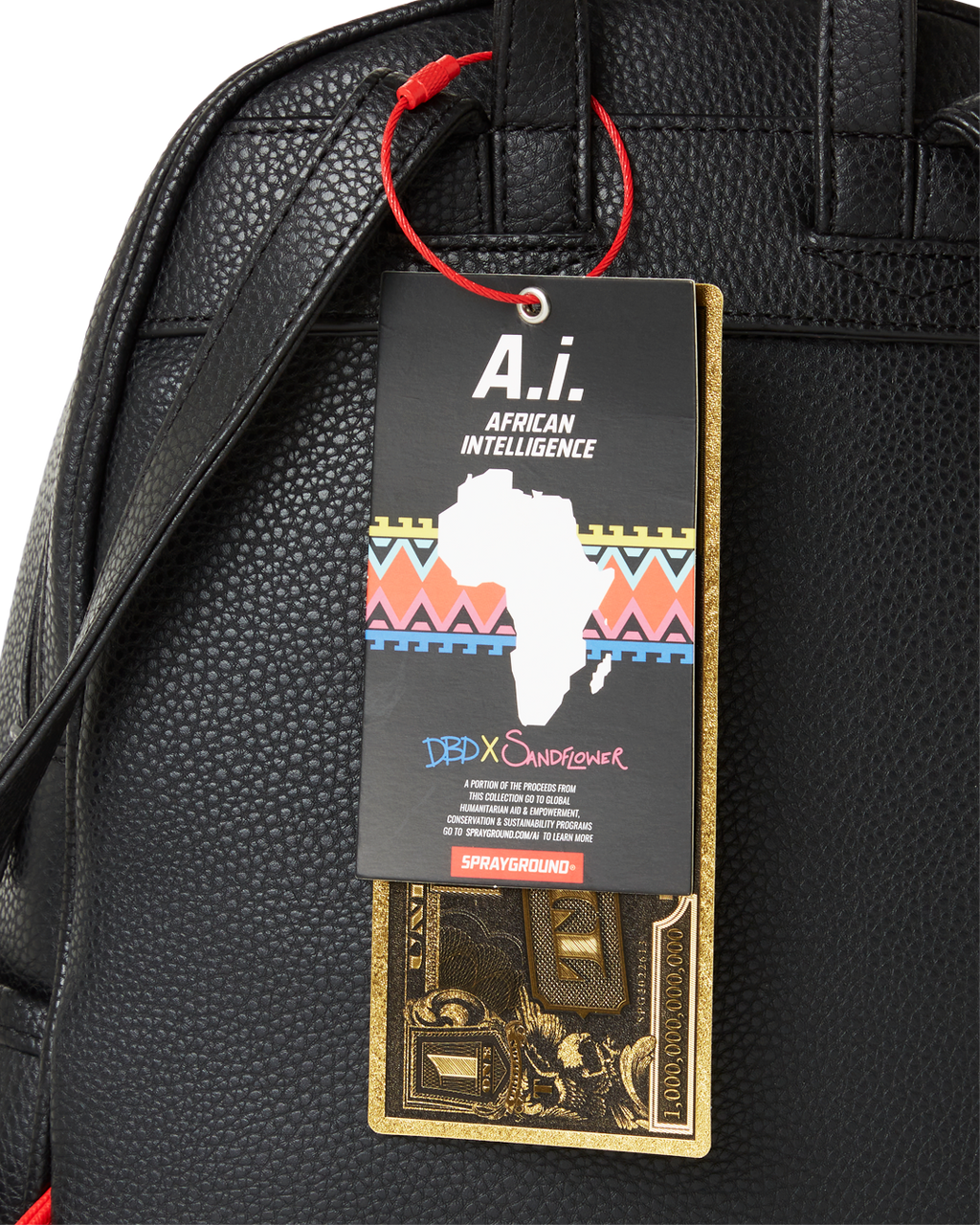 STAR RACER A.I.7 SANDFLOWER COLLAB BEADED SAVAGE BACKPACK