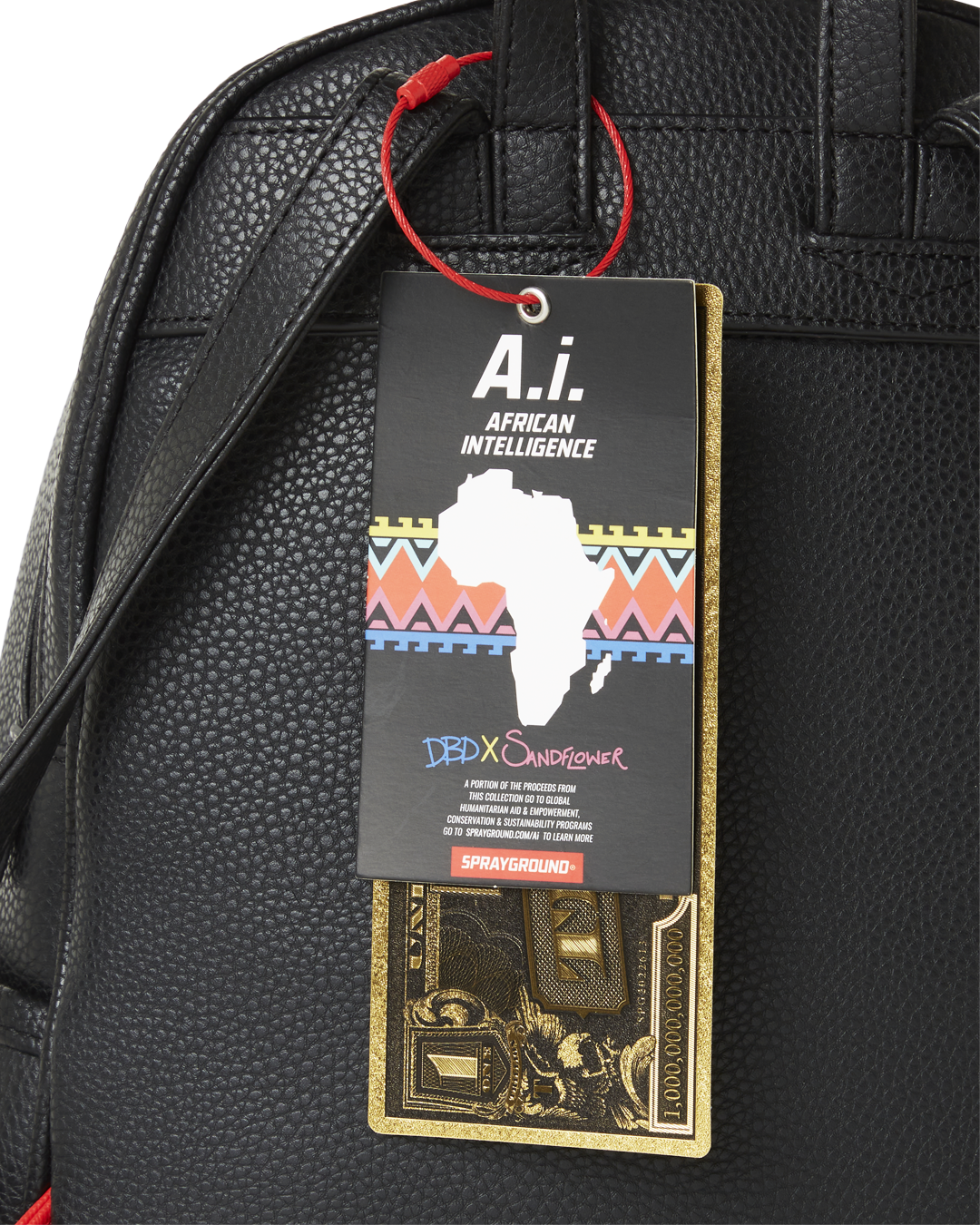 STAR RACER A.I.7 SANDFLOWER COLLAB BEADED SAVAGE BACKPACK