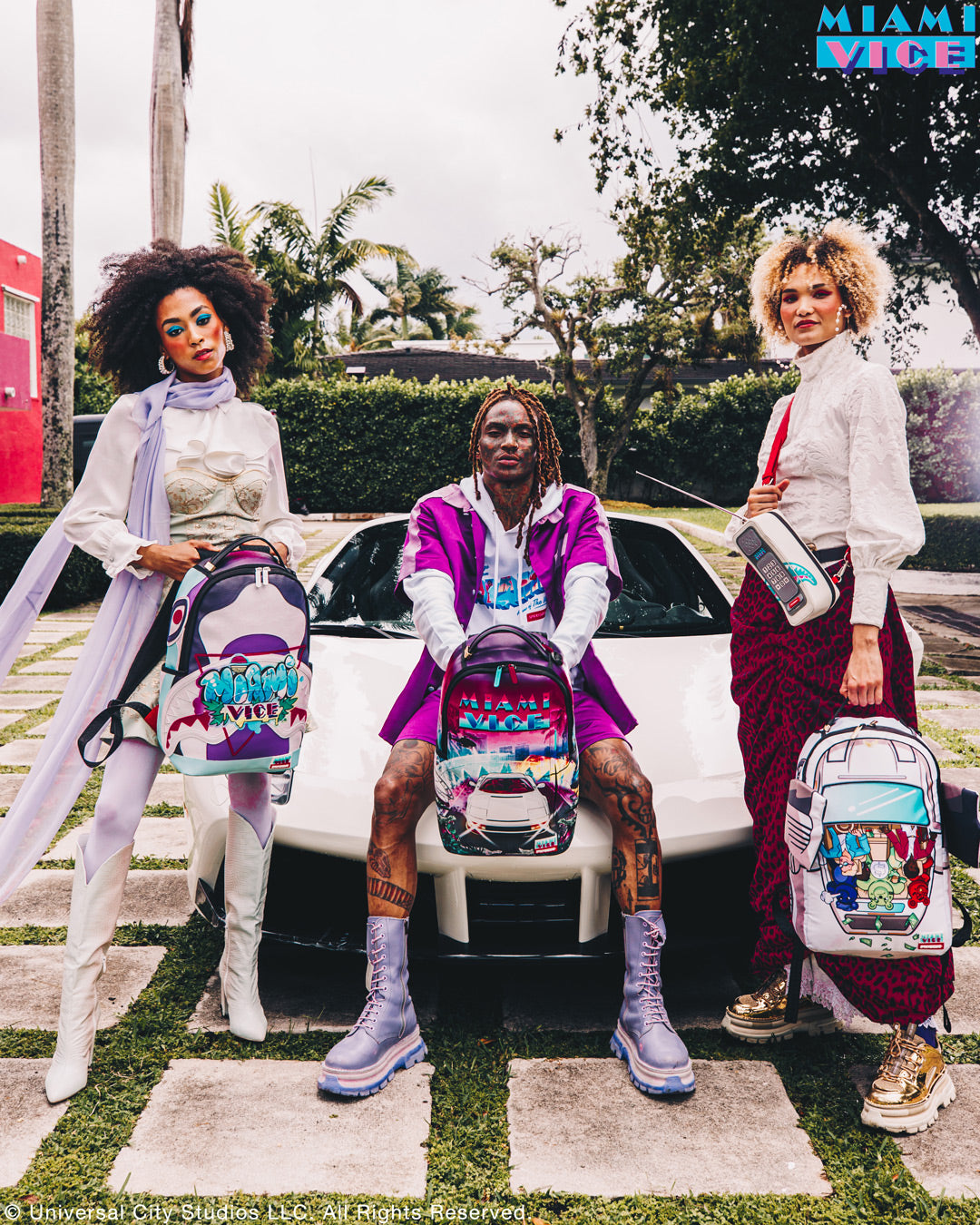 MIAMI VICE CELLPHONE BACKPACK