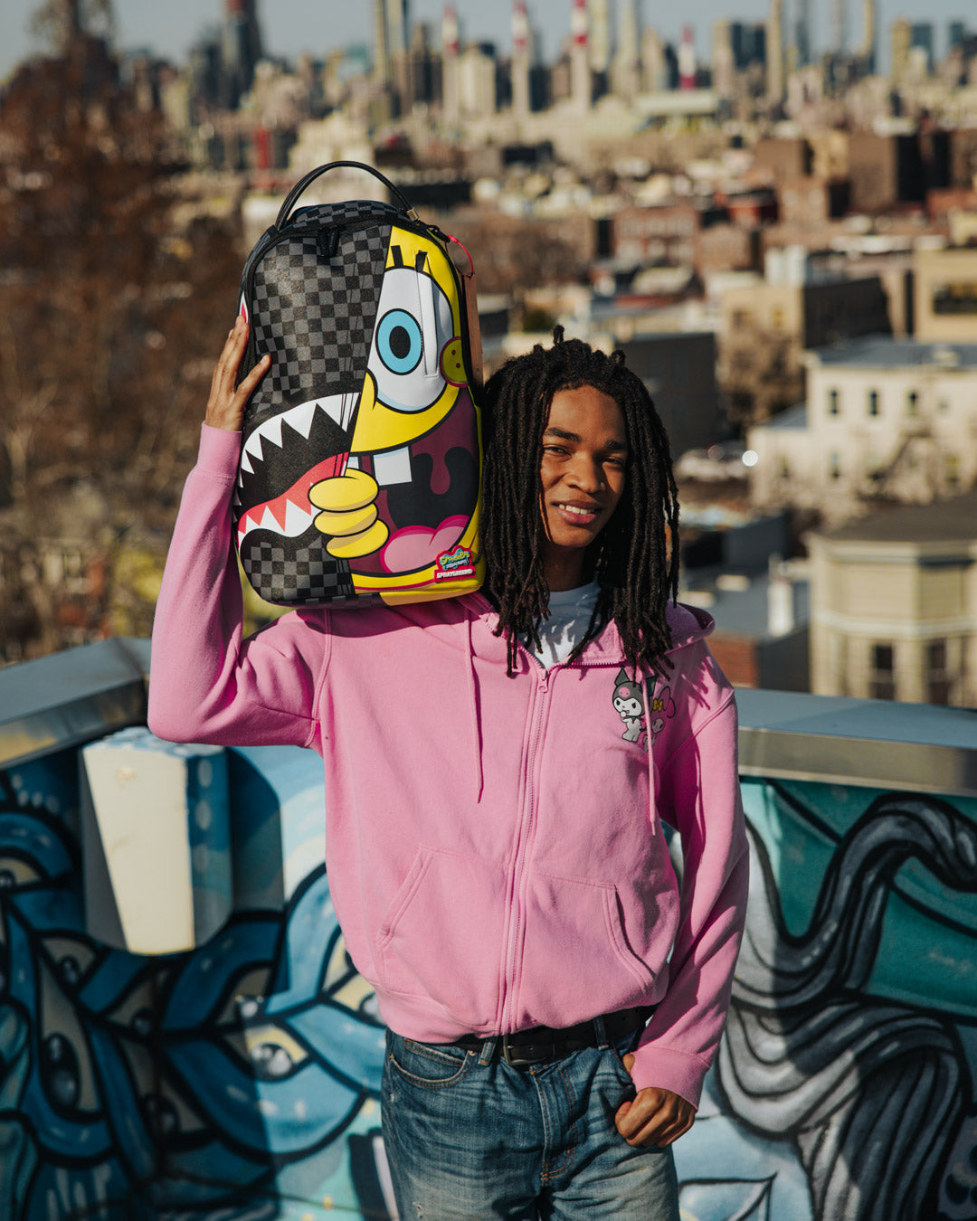 SPONGEBOB HELLO YOU'RE AMAZING DLXSV BACKPACK