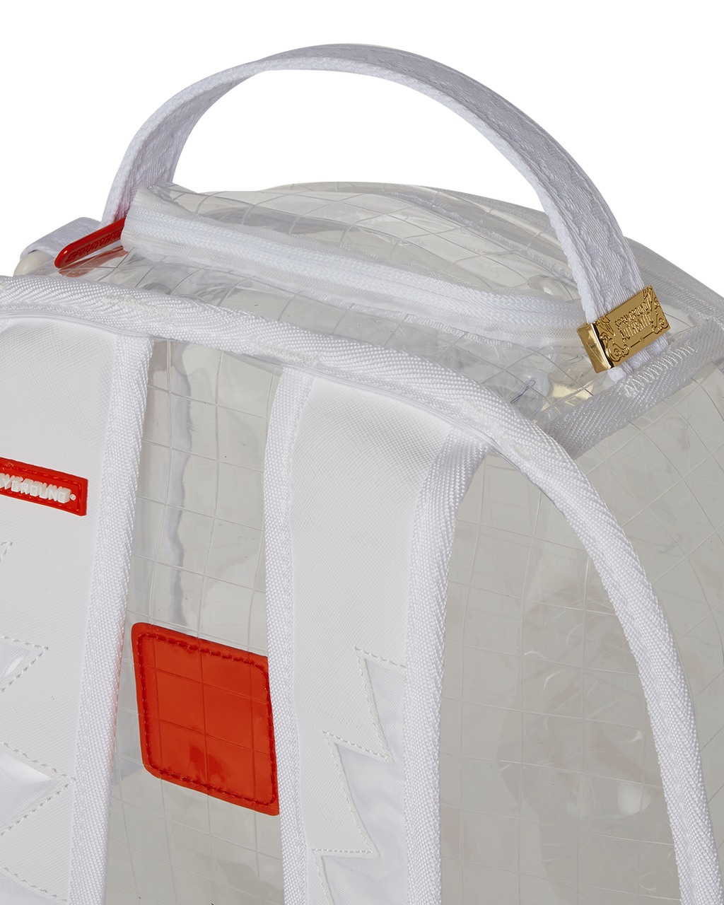 CLEAR VISION SHARKS IN PARIS - 100% ALL CLEAR DLX BACKPACK