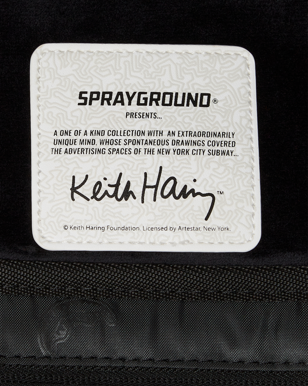 KEITH HARING SKATER SHARK DLXSR BACKPACK