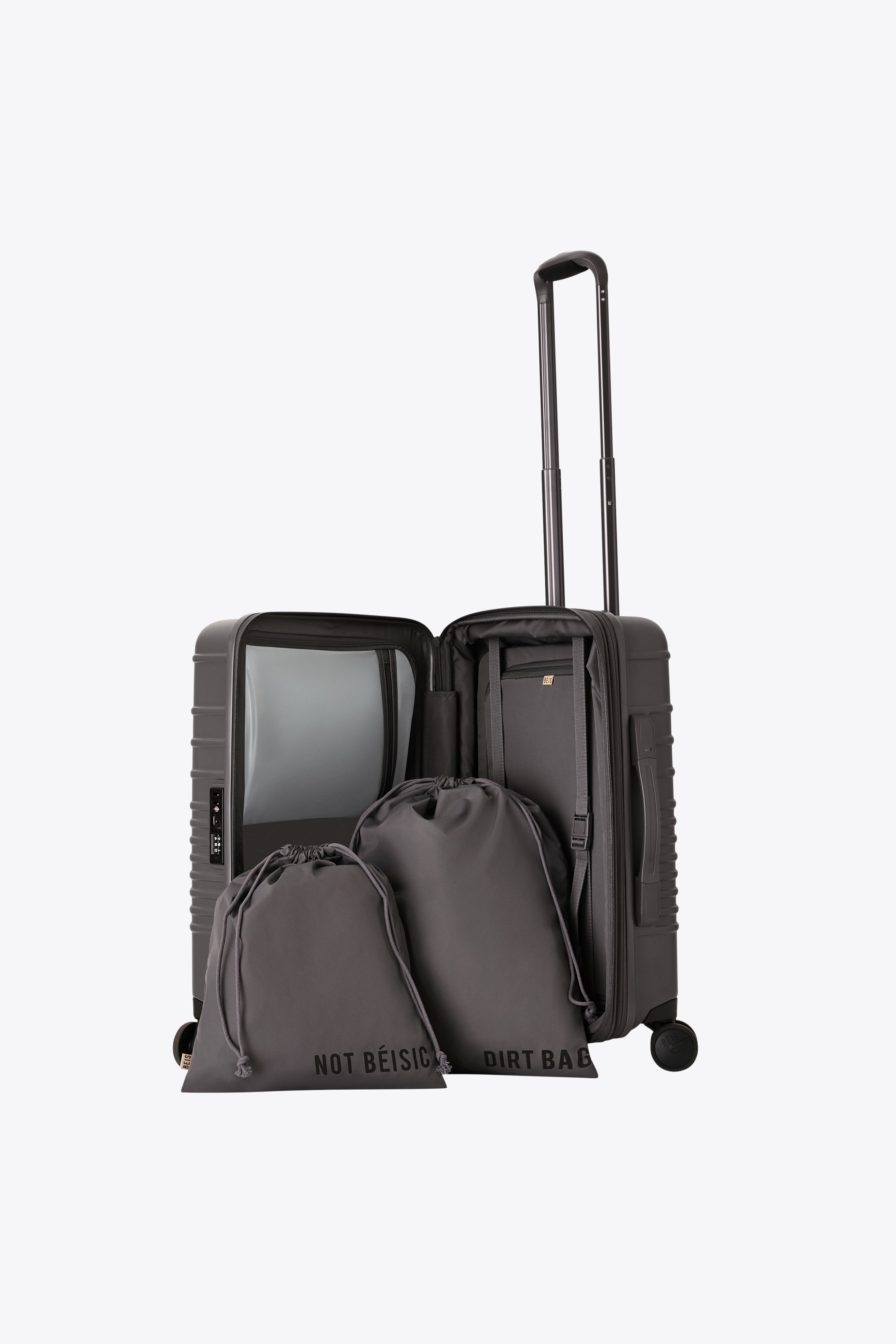 The Carry-On Roller in Charcoal