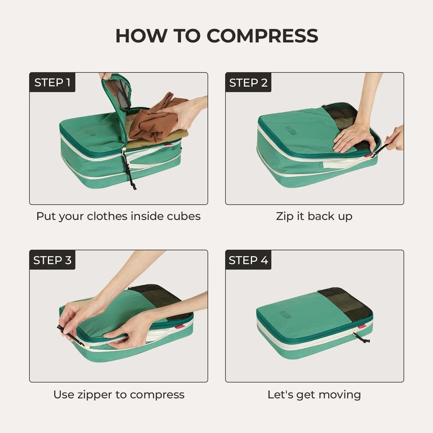 Blast Packing Cubes