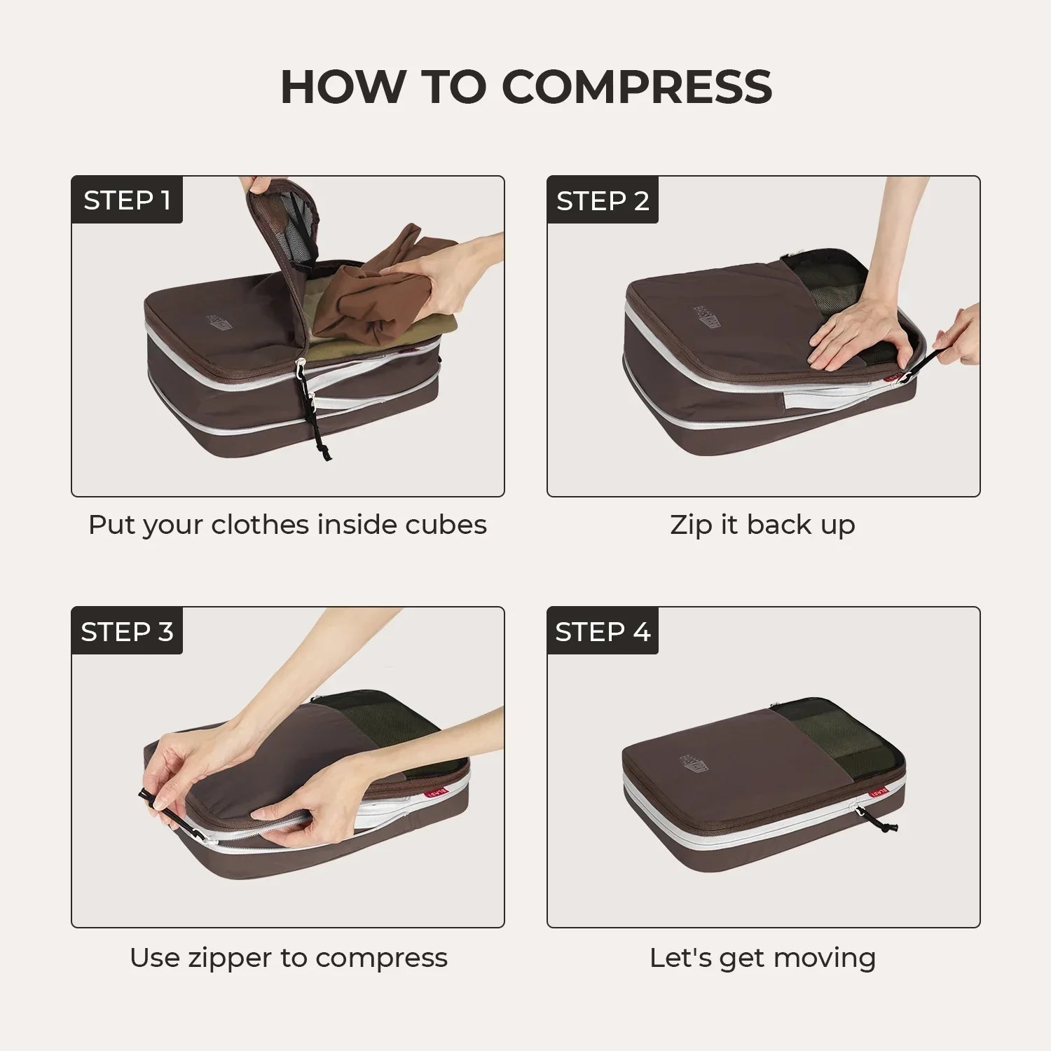 Blast Packing Cubes