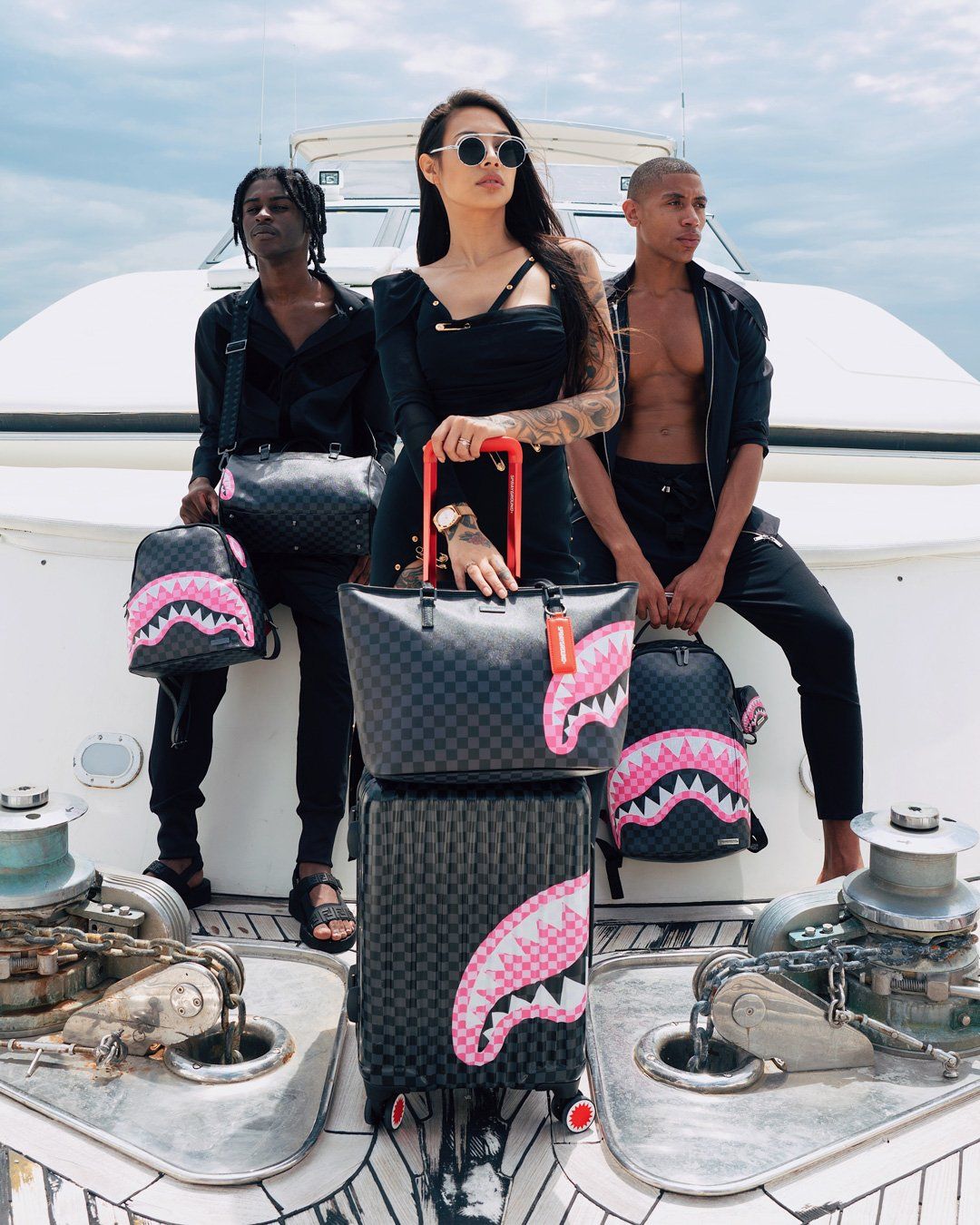 SHARKS IN CANDY CARRY-ON LUGGAGE
