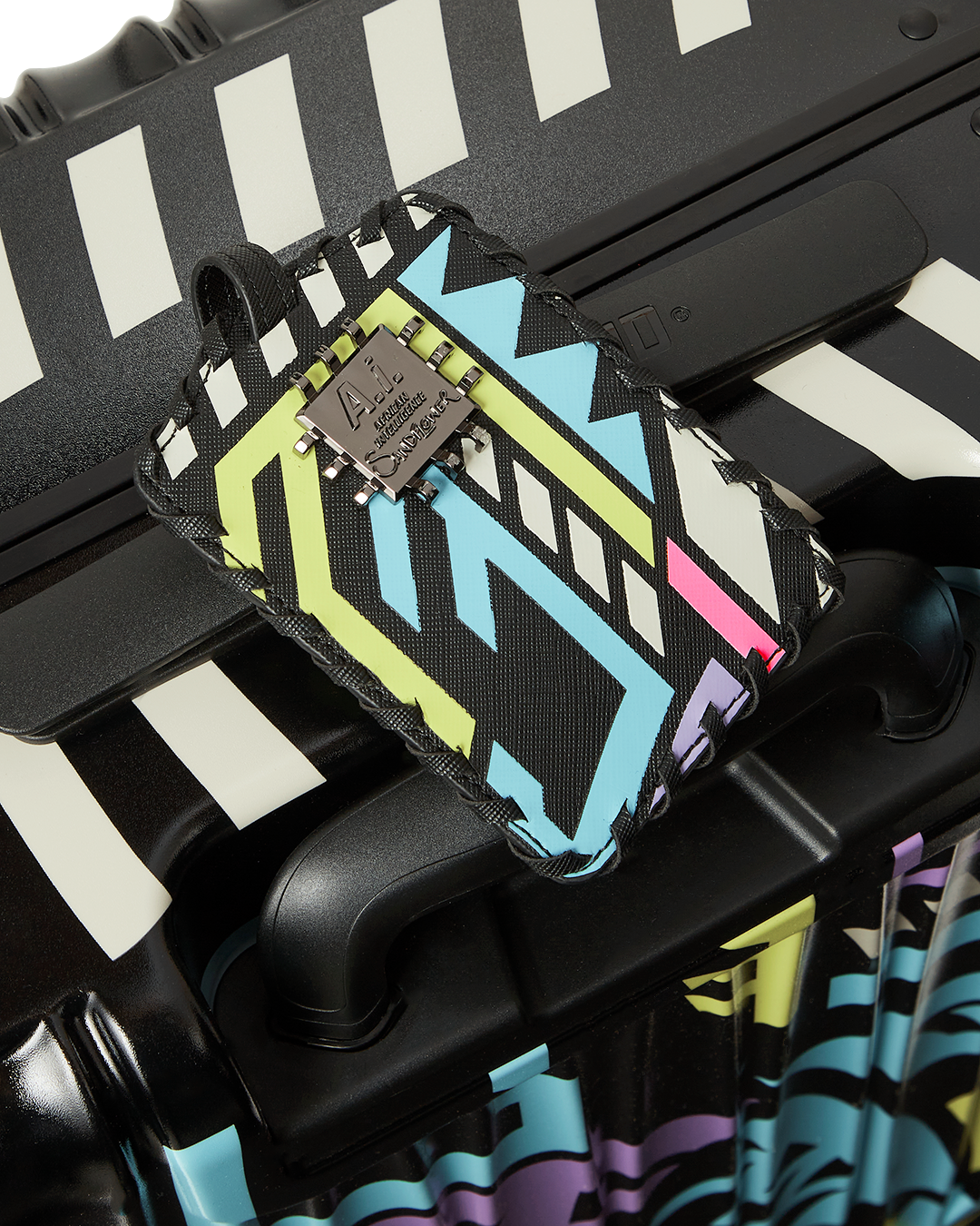 A.I. PATH TO THE FUTURE III HARDSHELL CARRY-ON LUGGAGE - SANDFLOWER COLLAB