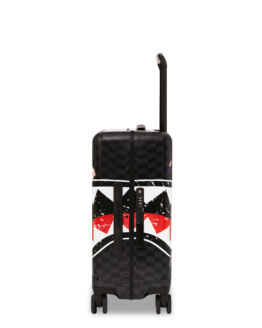 GLOBAL MOGUL UNLIMITED MILES SHARKNAUTICS HARDSHELL CARRY-ON LUGGAGE