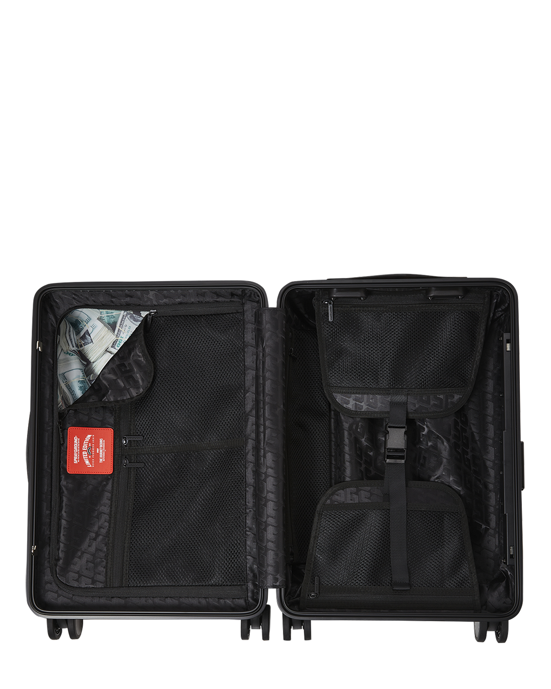 GLOBAL MOGUL UNLIMITED MILES SHARKNAUTICS HARDSHELL CARRY-ON LUGGAGE