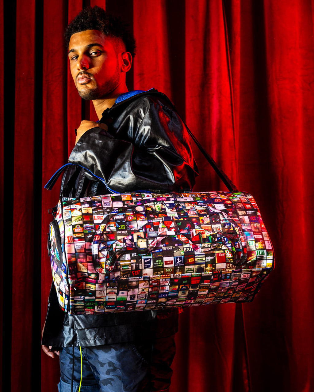 EXIT ART COLLAB DUFFLE
