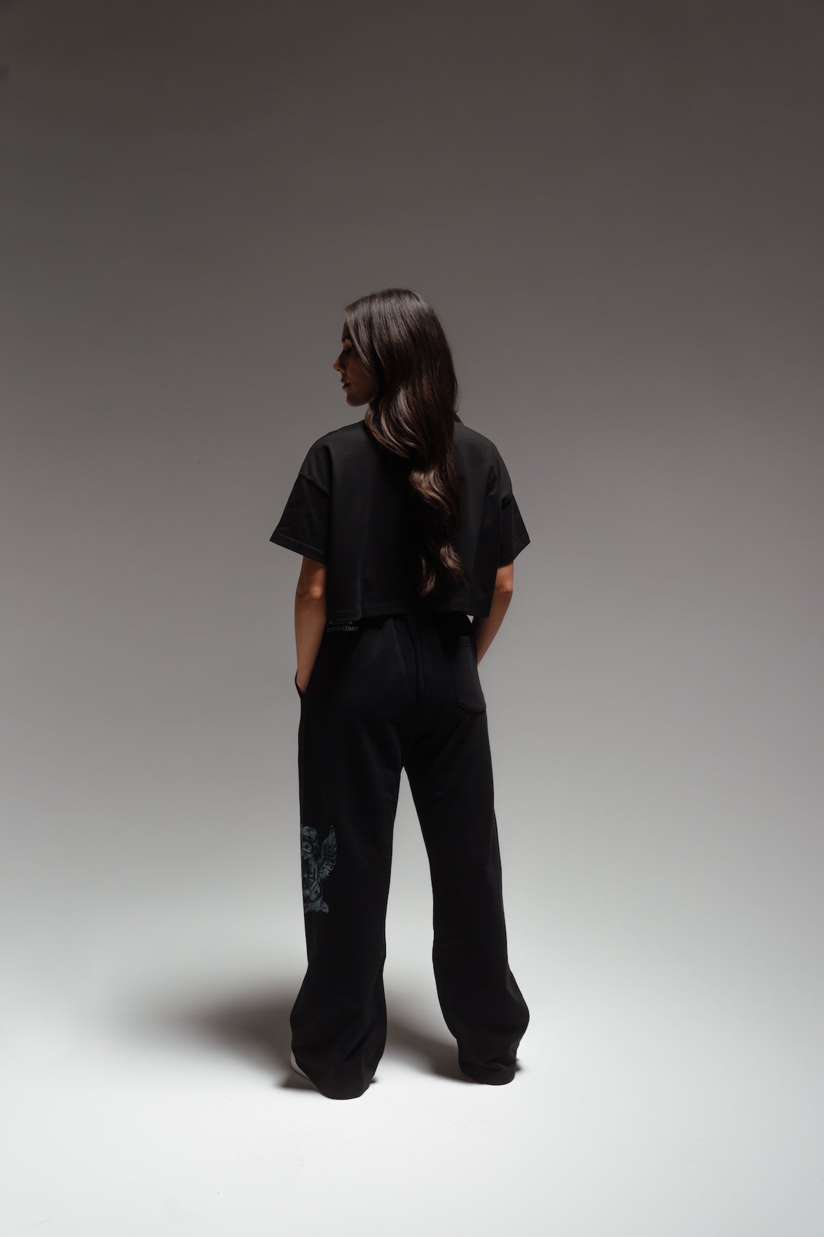 Angels Cropped Tee