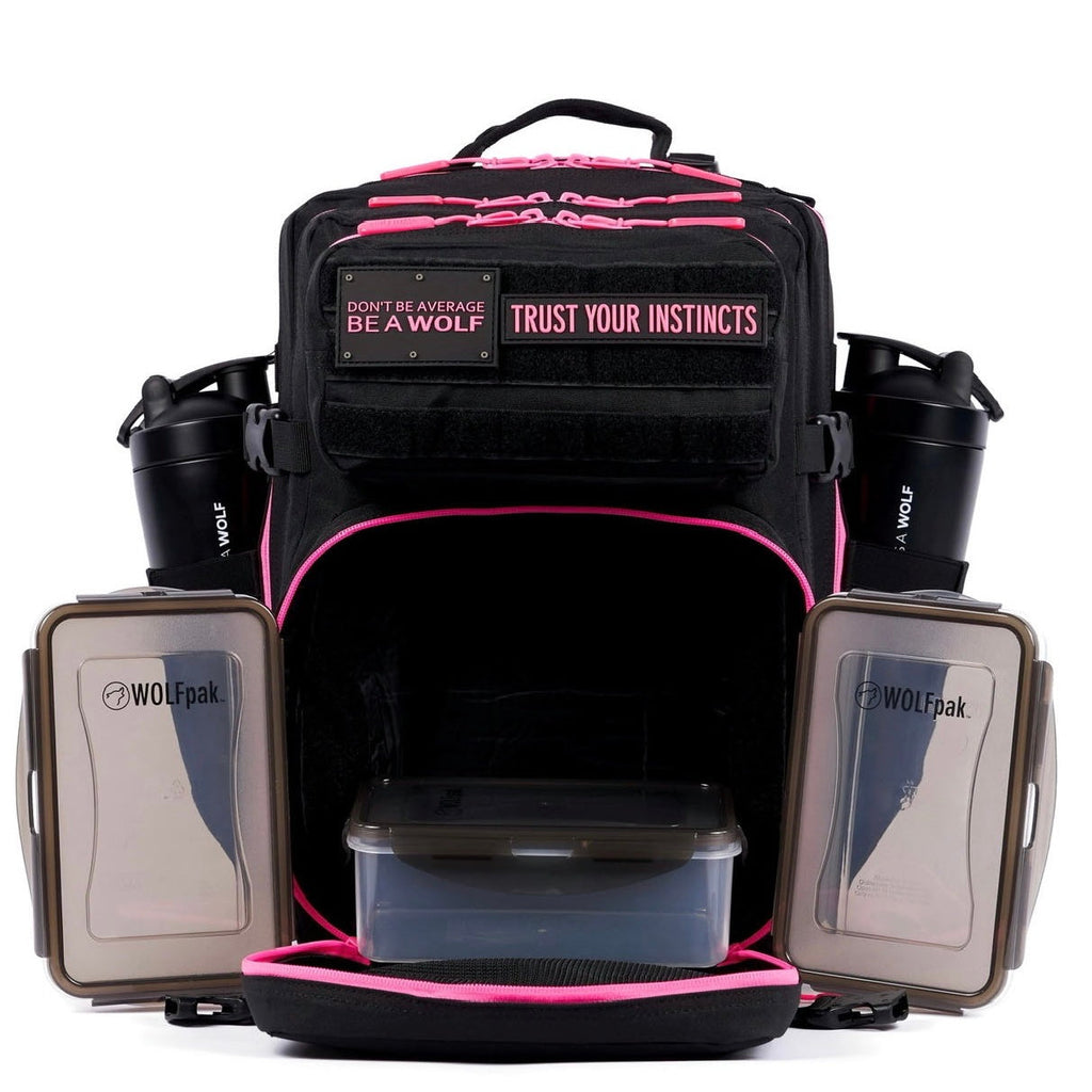 35L Black Neon Pink Meal Prep Management