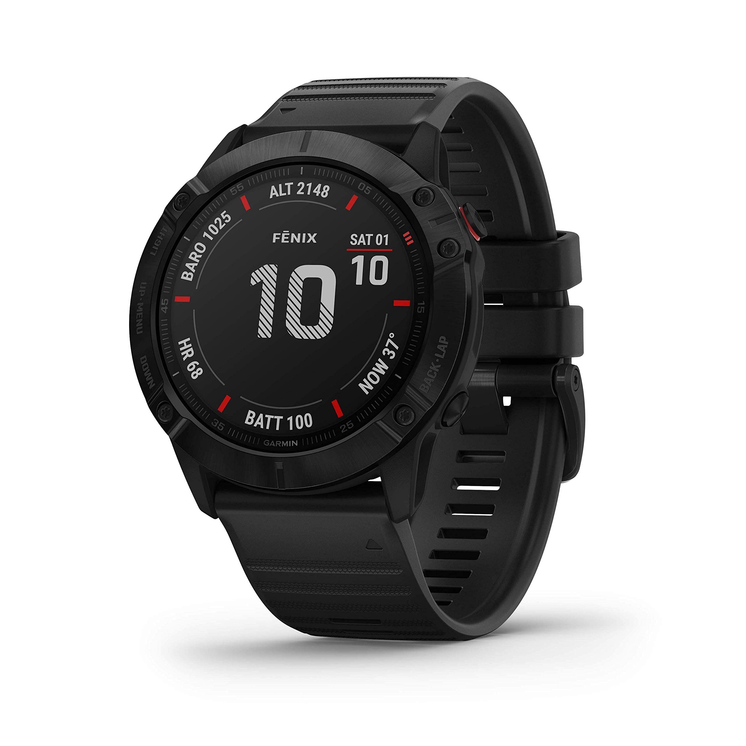 Garmin Fenix 6x Sapphire Smartwatch 51mm Black - 010-02157-10