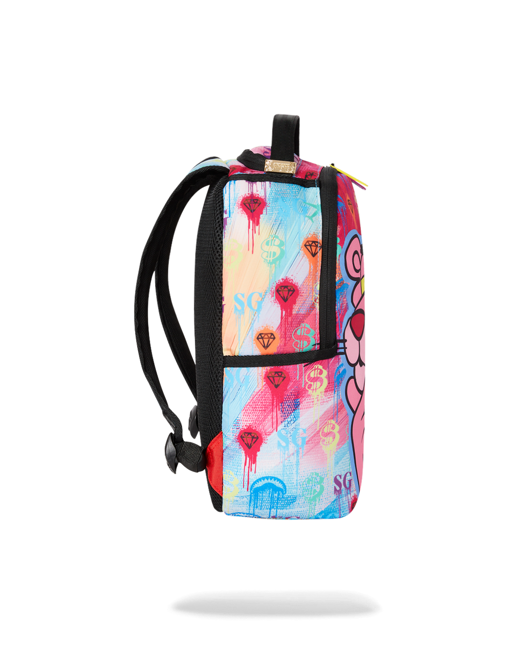 SMALL BACKPACK: PINK PANTHER ART CLASS