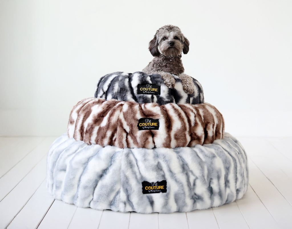 Cloudy Day Blue Pet Bed