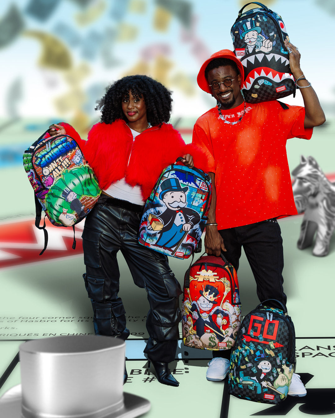 MONOPOLY MONEY MOVES BACKPACK