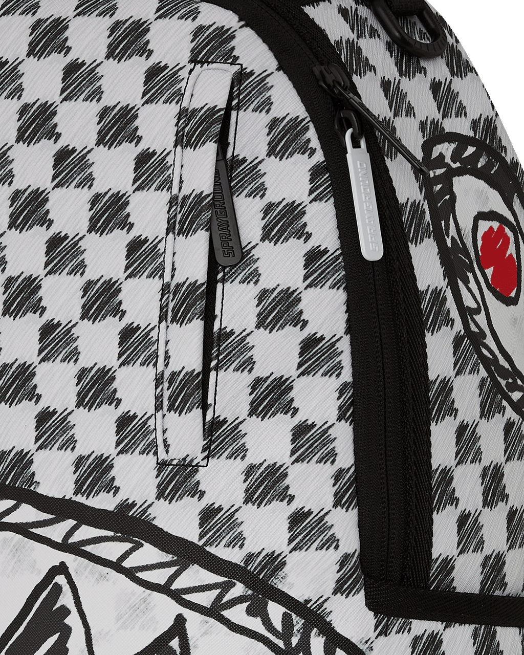 SCRIBBLE DRIBBLE CHECK BACKPACK
